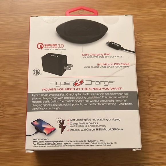 Tzumi Fast Charing Pad - Picture 2 of 6